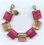 Rubino Platino & Champagne Bracelet